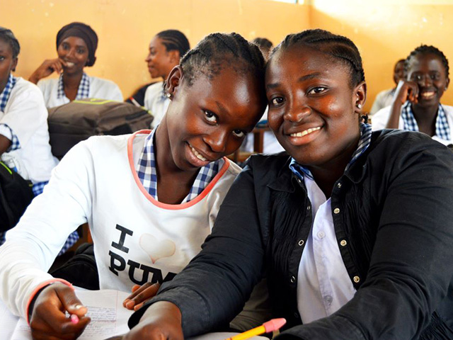 Aiducatius girls in Class St Martins